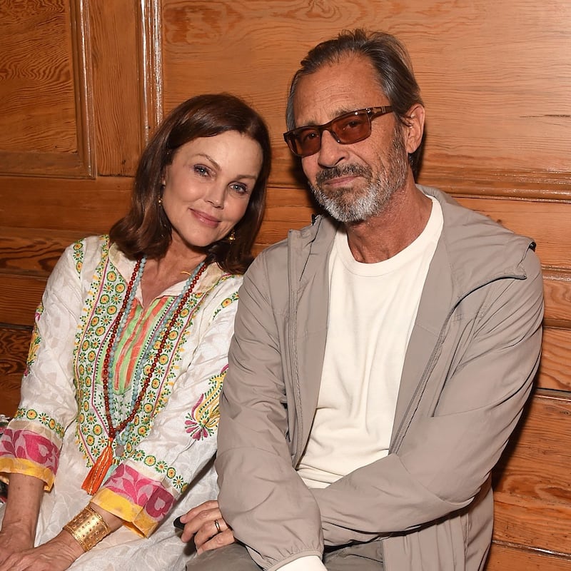 Belinda Carlisle with Morgan Mason, her husband of 35 years, in 2017. Photograph: Dave Benett/Getty