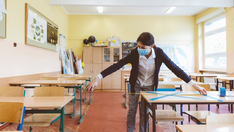 “The pandemic has shown us who the most essential workers are: health workers, teachers and education workers.” Photograph: iStock