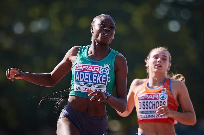 Rhasidat Adeleke of Ireland has demonstrated marked progression. File photograph: Joosep Martinson/Getty Images 