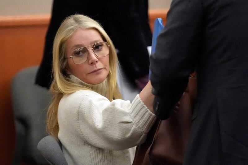 Paltrow’s court wardrobe reflects a wider trend for stealth wealth – clothes that murmur rather than loudly declare their value. Photograph: Rick Bowmer/AFP via Getty Images