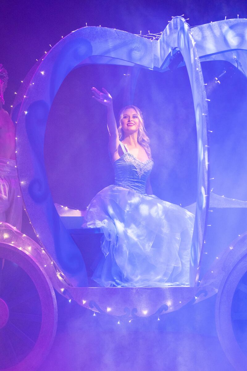 Zoë Allman Walsh as Cinderella in the Everyman panto. Photograph: Darragh Kane