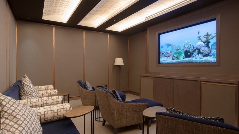 Residents’ cinema at Lansdowne Place.