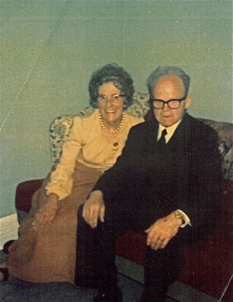 Kit de Waal’s grandparents, Nicholas Doyle, who was a fiddle and accordion player who features in the Trick to Time, and Margaret Flaherty. Both were from Campile, Co Wexford.