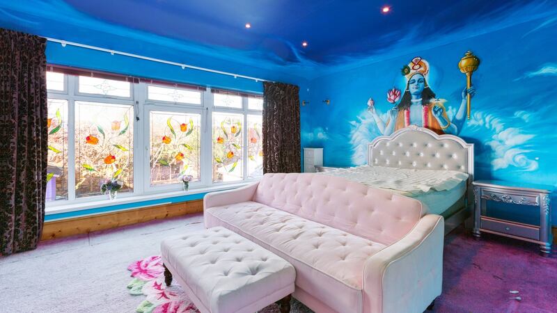 Master bedroom of Montebello, Sinéad O’Connor’s seafront home in Bray, seeking €950,000
