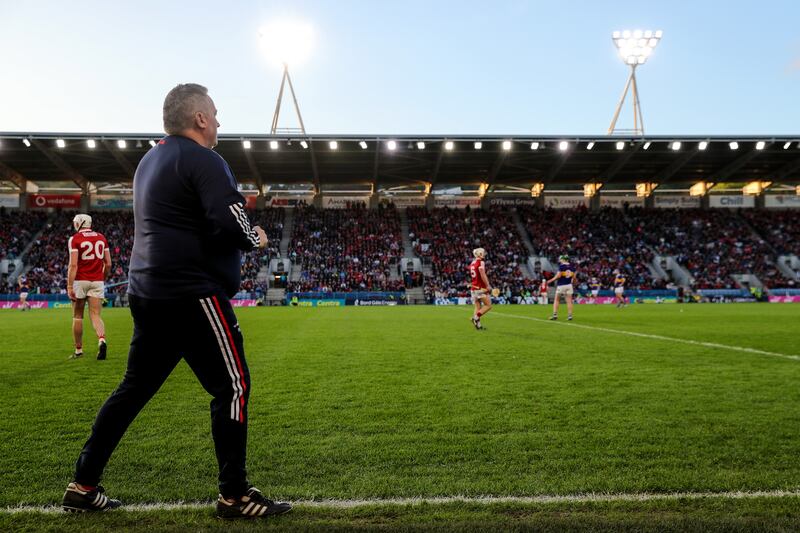 Cork manager Pat Ryan saw evidence of his team's willingness to fight. Photgarph: Ben Brady/Inpho 