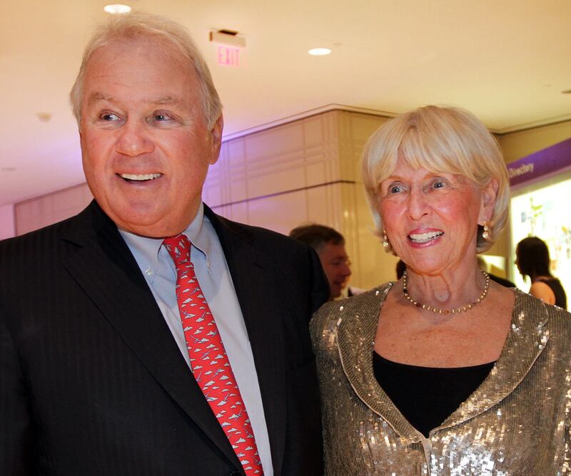 Philanthropists Joe and Kathy O’Donnell, whose son Joey died of Cystic Fibrosis aged 12. Photograph:  Chitose Suzuki/MediaNews Group/Boston Herald via Getty Images