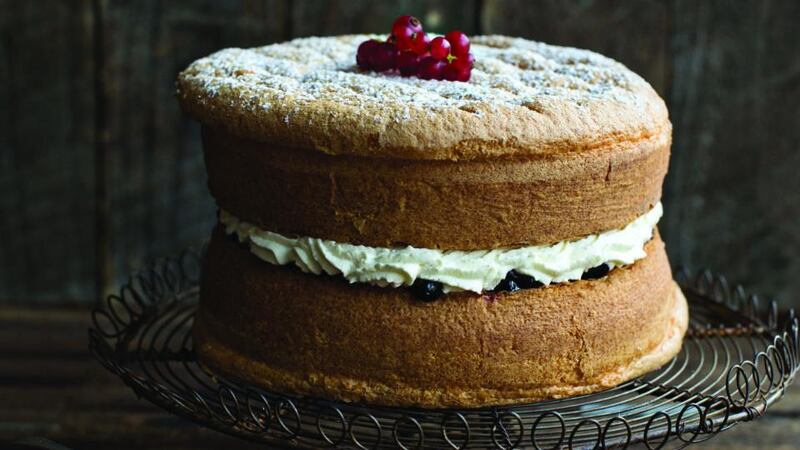 A gluten-free sponge cake from My Gluten-Free Kitchen, by chef Gearóid Lynch.