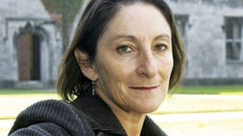 Mary O’Malley: develops the idea of art’s dark origins in swift, mysterious poems. Photograph: Frank Miller