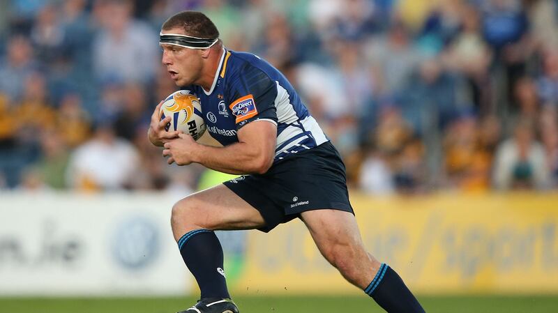 Heinke Van Der Merwe in action for Leinster in 2012. South African said Joe Schmidt was the best coach he  ever experienced. Photograph: Billy Stickland/Inpho