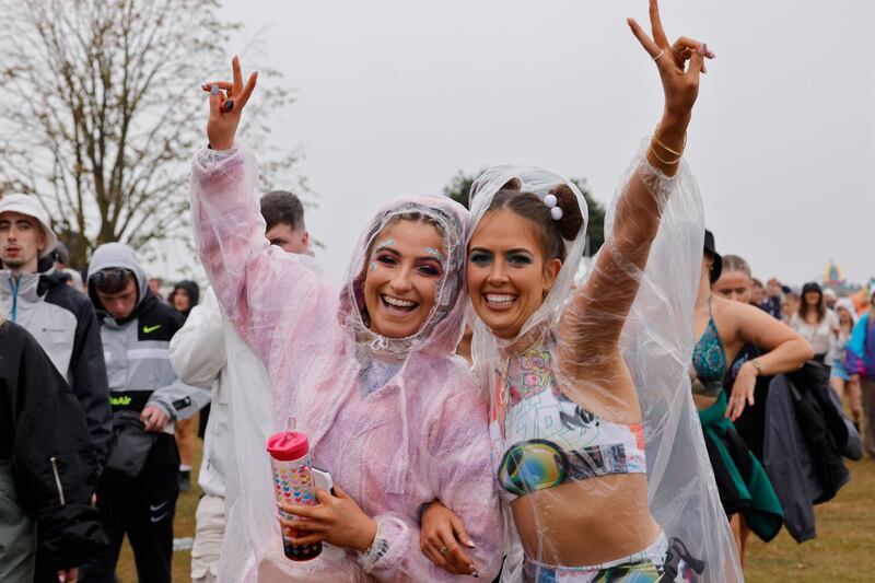 Abbie Dunne and Emily Grennan from Tullamore. Photograph: Alan Betson / The Irish Times

