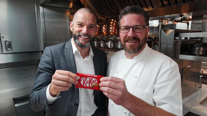 Fred Sirieix and Daniel Clifford in Snackmasters