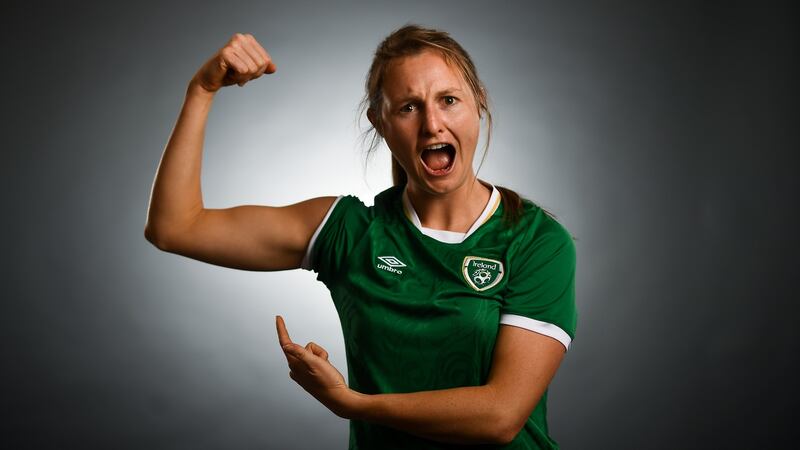 Kyra Carusa is set to make her first start for the Republic of Ireland against Denmark in Tallaght on Thursday. Photograph: David Fitzgerald/Sportsfile