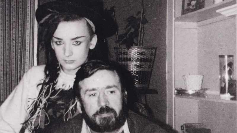 Boy George and his father, Gerald. - (C) Dinah O’Dowd