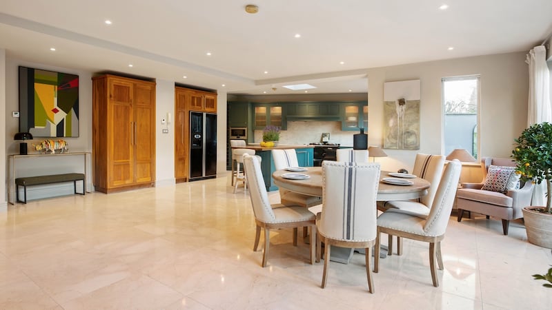 Open-plan kitchen/living space