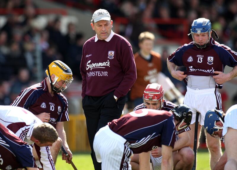 Ger Loughnane overseeing his Galway team in April 2008. Photograph: Lorraine O'Sullivan/Inpho