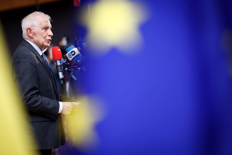 EU foreign policy chief Josep Borrell: 'Disinformation weakens the social fabric'. Photograph: Kenzo Tribouillard/AFP via Getty Images