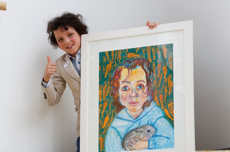 Pierre Gaultier Swords (pictured above) is a previous winner, he won third prize in the 6 years and younger age category in 2022.  Photograph: Nick Bradshaw / The Irish Times