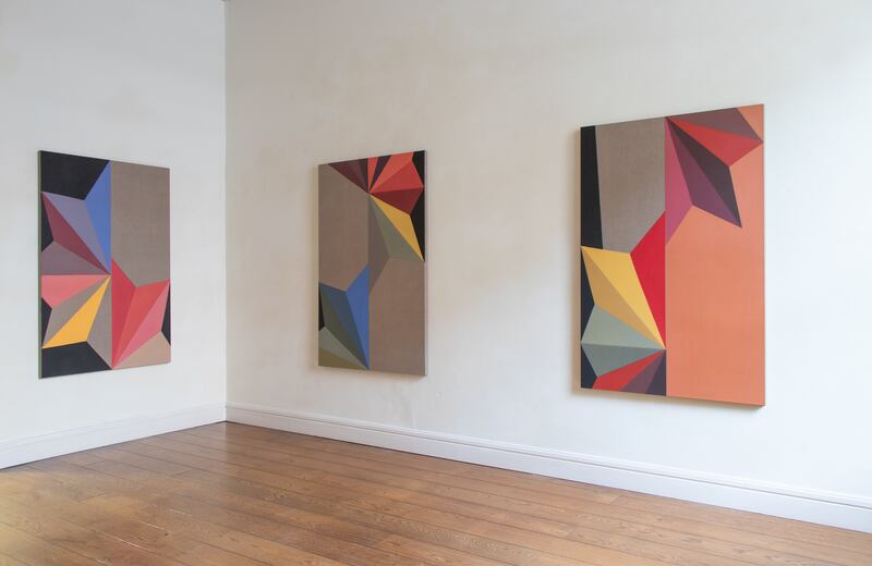 Coloured into Shape: part of Orla Whelan's exhibition at Hillsboro Fine Art