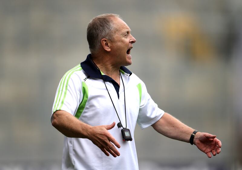 Mickey Ned O'Sullivan, Kerry's captain in 1975, managing the county's minors in 2013. Photograph: Cathal Noonan/Inpho
