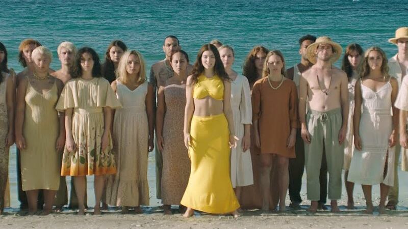 Lorde in the Solar Power video