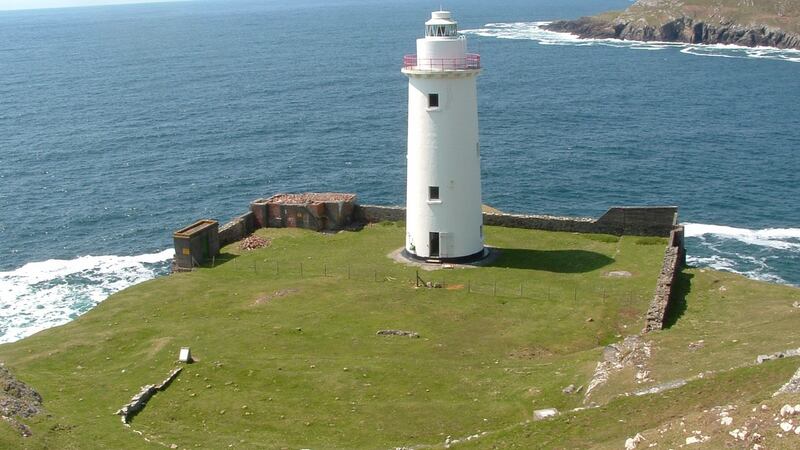Ardnakinna lighthouse on Bere Island, Co Cork.