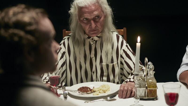 Olwen Fouéré in a scene from Marina Carr’s play adaptation of To the Lighthouse. Photograph: Bríd O’Donovan