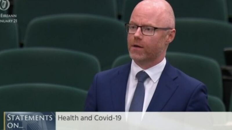 Stephen Donnelly speaking in the Dáil. File photograph