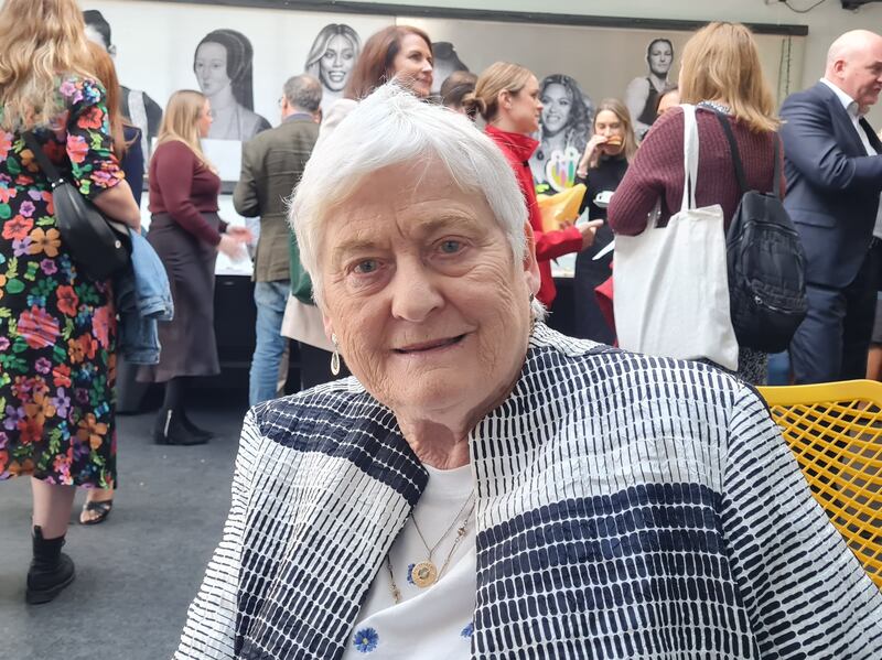 Community activist Jackie Kilcullen (81) at publication of Sláintecare's Healthy Communities Health Literacy report in Finglas