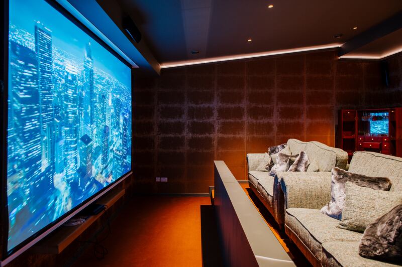 Cinema room, Cliff House Hotel, Co Waterford