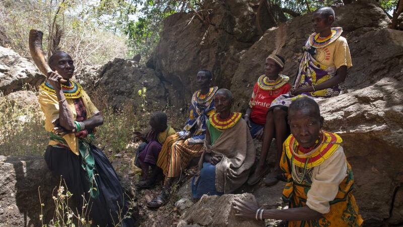 Female genital mutilation: former cutters from the Pokot tribe; they made 1,000 Kenyan shillings, or €8, for each girl, making it a significant form of income. Photograph: Sally Hayden