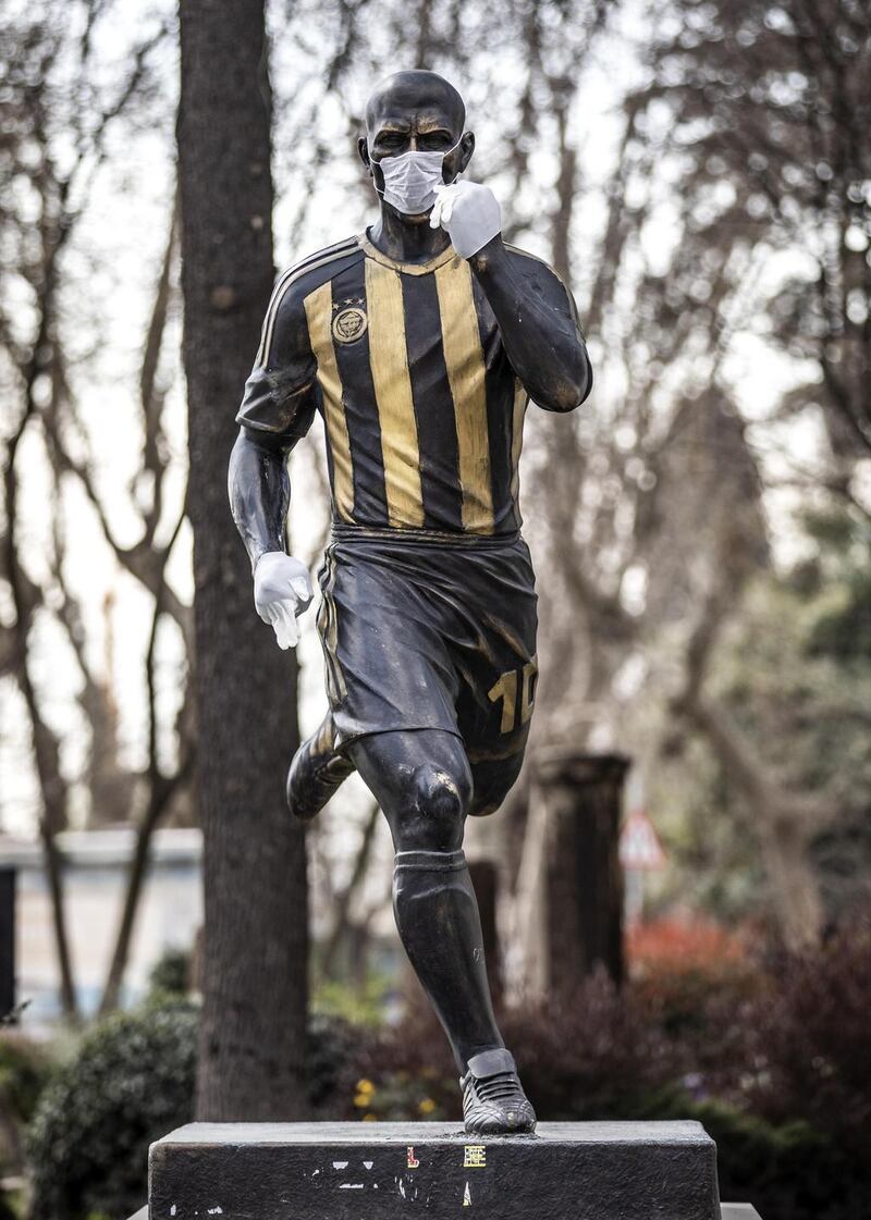 Istanbul, Turkey: Statue of Alex de Souza Photograph: Sebnem Coskun /Getty Images