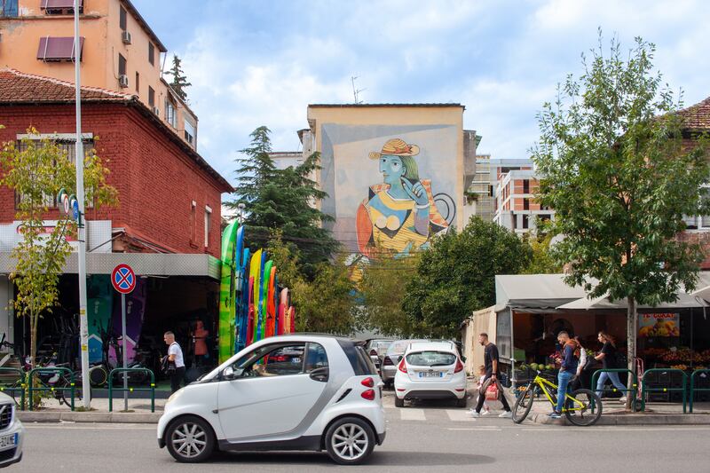 Tirana murals