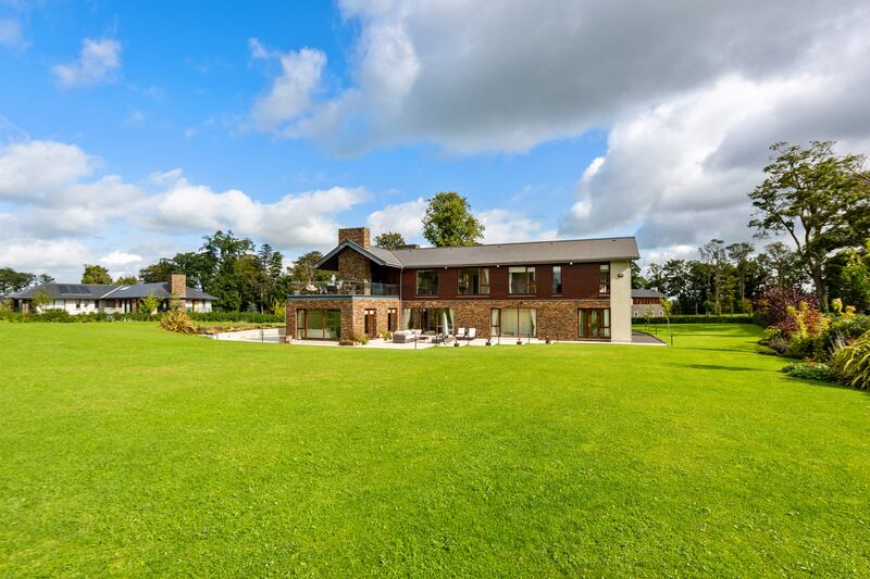 Gardens and rear view of house