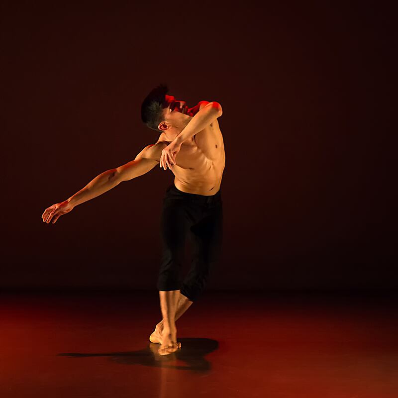 Carlos Gonzalez joined Dublin Youth Dance Company. Photograph: Terry Conroy/Laois Dance Platform