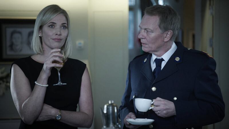 Red Rock finale: Fiona Browne as Lois Callaghan and Conor Mullen as Kevin Dunne. Photograph: Virgin Media