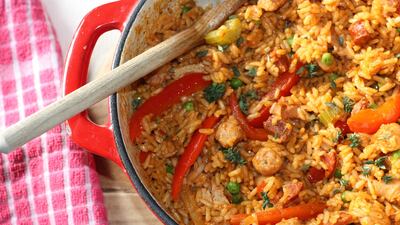 One Pot Porky Jambalaya