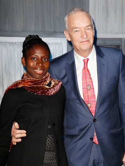 Jon Snow and wife Precious Lunga, the distinguished epidemiologist and entrepreneur, in 2015. Photograph: David M. Benett/Getty Images for Instagram