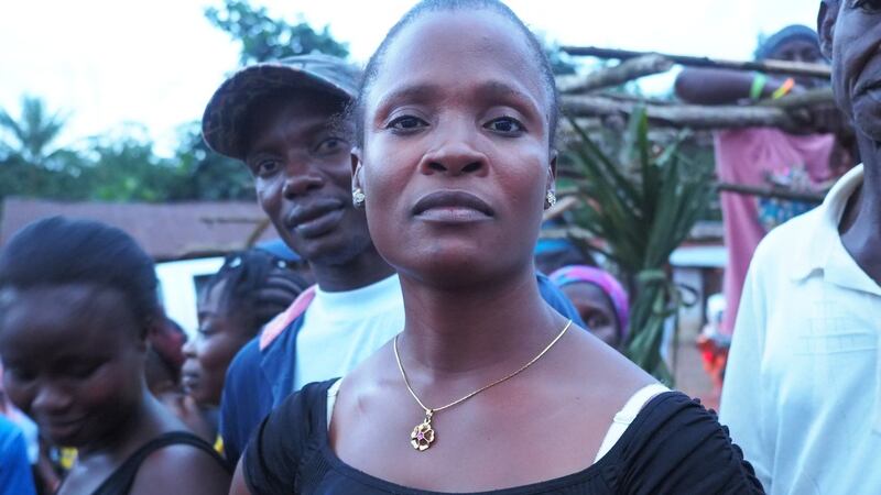 Liberian election: “I want Weah to be president,” says Zoe Nelson. “We have no light, no water. We’re tired of suffering. We want change in our life.” Photograph: Lorraine Mallinder
