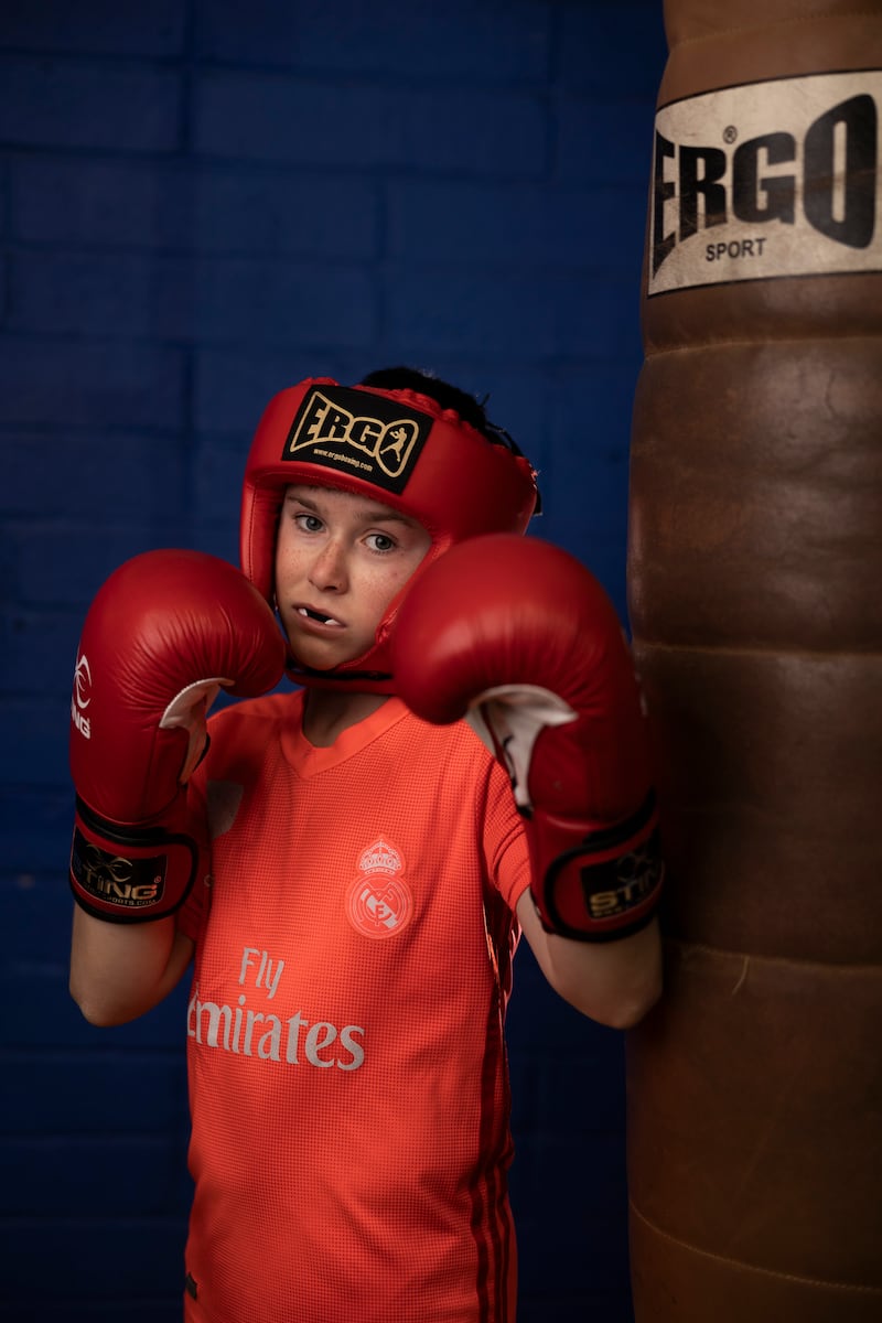 David Reilly, aged 12. Photograph: Tom Honan
