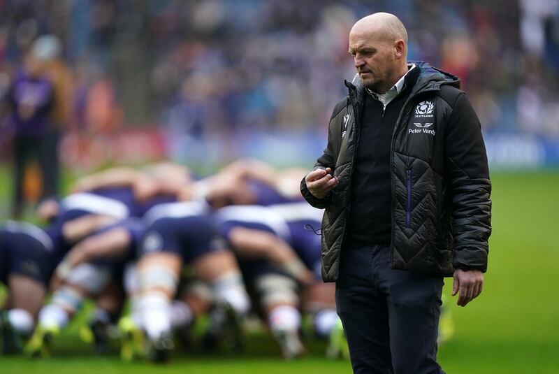 Gregor Townsend's side lost to Italy in Rome in their last Six Nations encounter. Photograph: Andrew Milligan/PA Wire