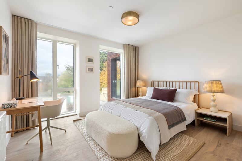 Second bedroom in the two-bedroom apartment