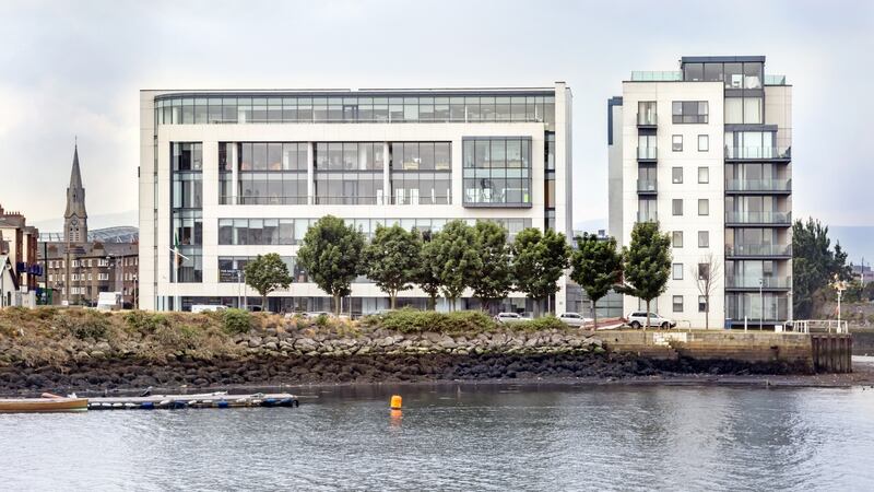 Portview House office block on Thorncastle Street in Dublin 4: fifth floor is for sale for €2.4 million