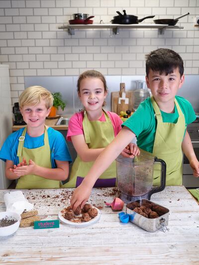 The kids will really enjoy helping to make these powered up energy balls