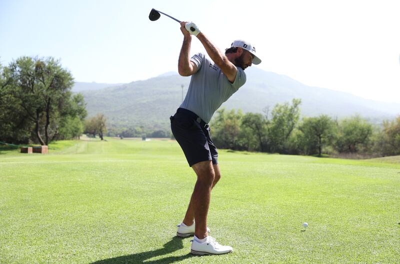 Max Homa of the USA plays in the pro am ahead of the Nedbank Golf Challenge. Photograph: Warren Little/Getty