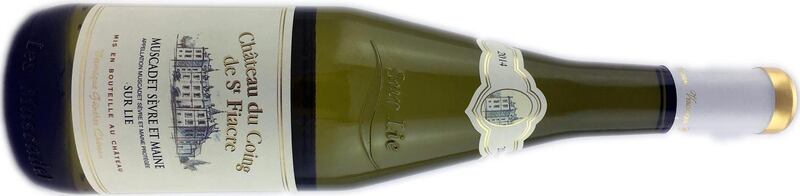 Château du Coing de St Fiacre 2016, Muscadet de Sèvre & Maine sur Lie
