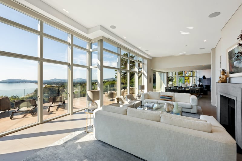 The top floor houses the dining, kitchen and living areas