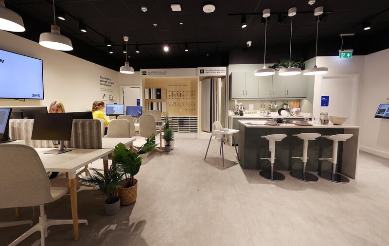 Ikea's design service at Drogheda’s Scotch Hall Shopping Centre in Co Louth. The company offers tailored advice from €25 for a 45- to 60-minute remote consultation. Photograph: Robbie Reynolds