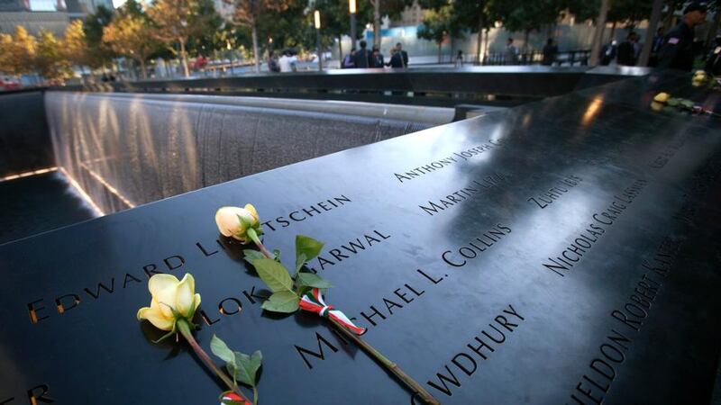 The National 9/11 Memorial. Photograph: Carlo Allegri/Reuters