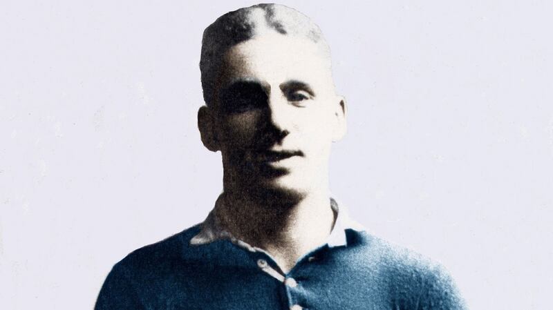 John Keane with the Railway Cup in 1939. Photograph courtesy of David Smith