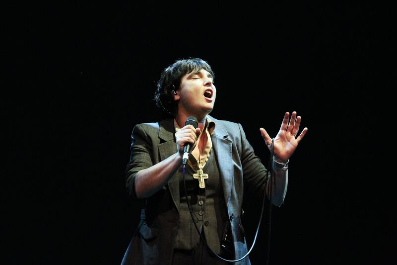 Performing at the opening of the Dublin Convention Centre in September 2010. Photograph: James Horan/Collins